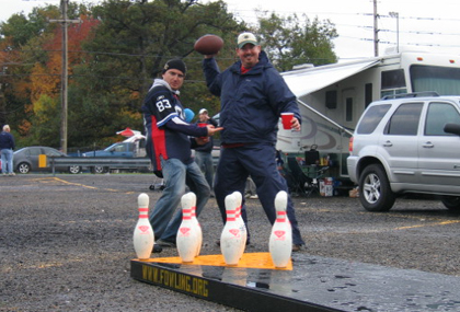 Fowling the Football-Bowling Tailgate Game