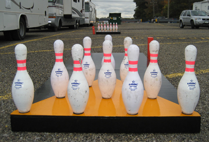 Fowling Pins Reset for a New Match